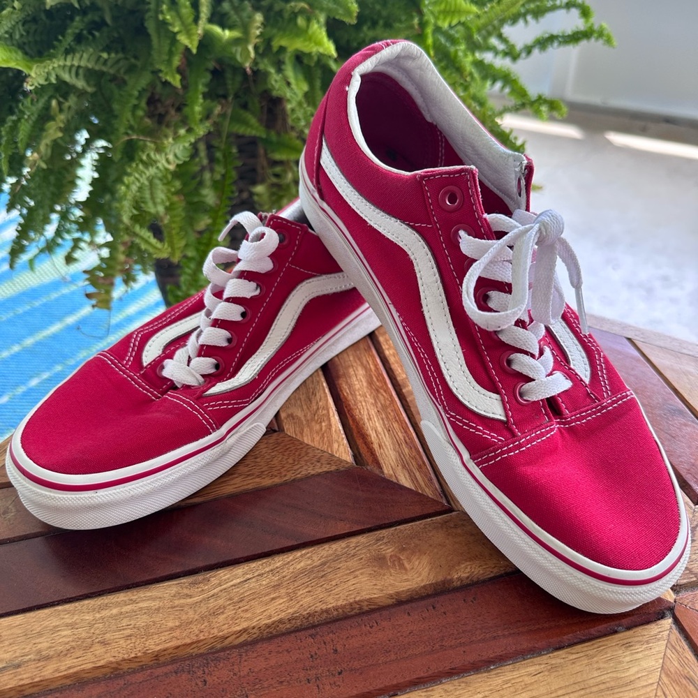 VANS, Red Men’s, 7.5